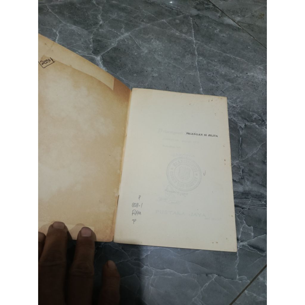 PRIANGAN SI JELITA KUMPULAN SAJAK 1956-Ramadhan KH-B3