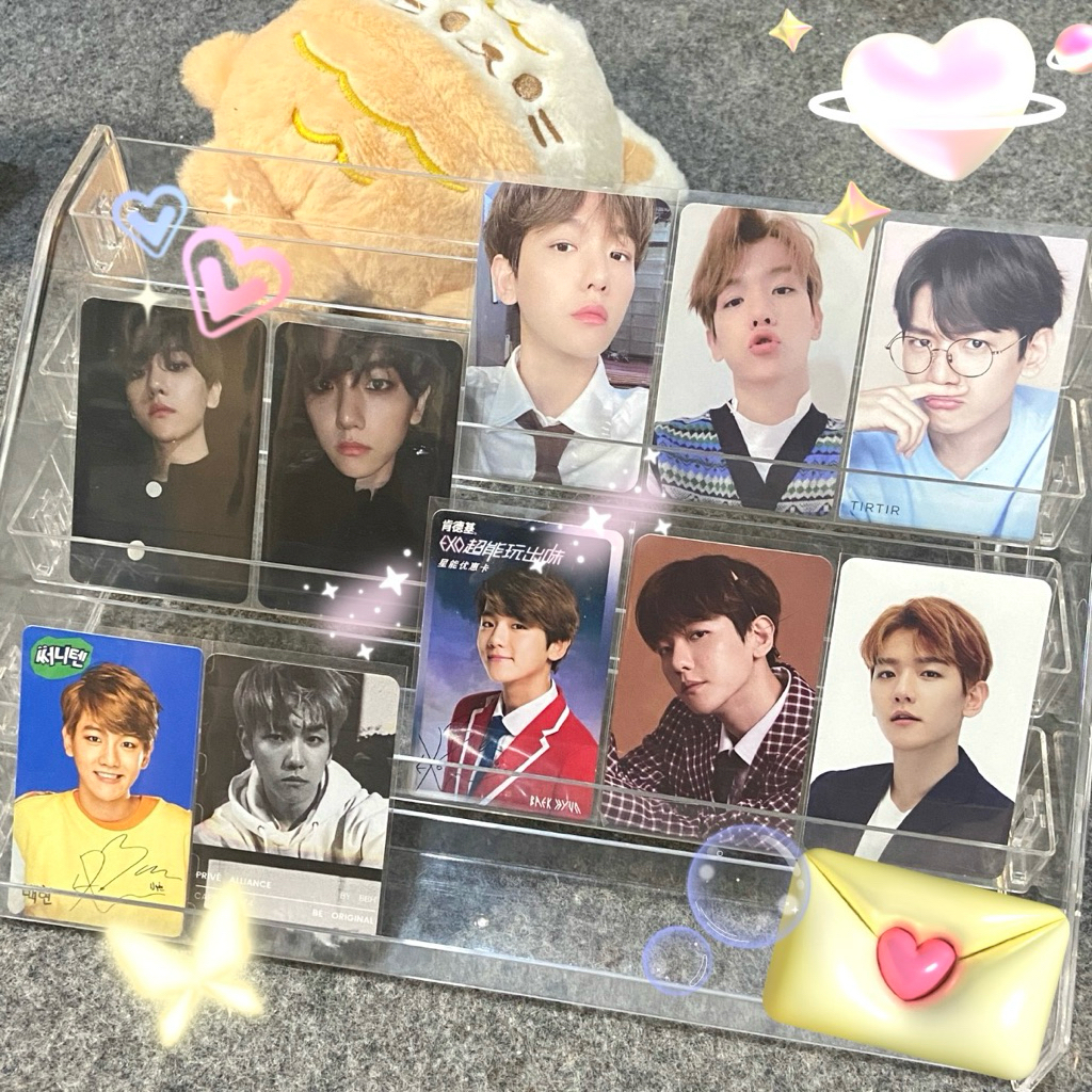 [OFFICIAL] EXO photocard baekhyun prive tirtir citylight