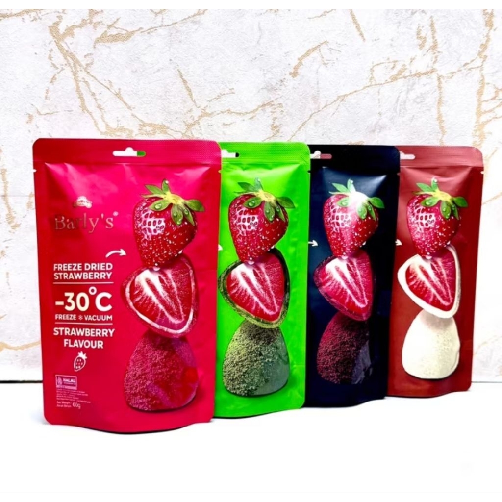 BARLY'S FREEZE DRIED STRAWBERRY CHOCOLATE 60gram