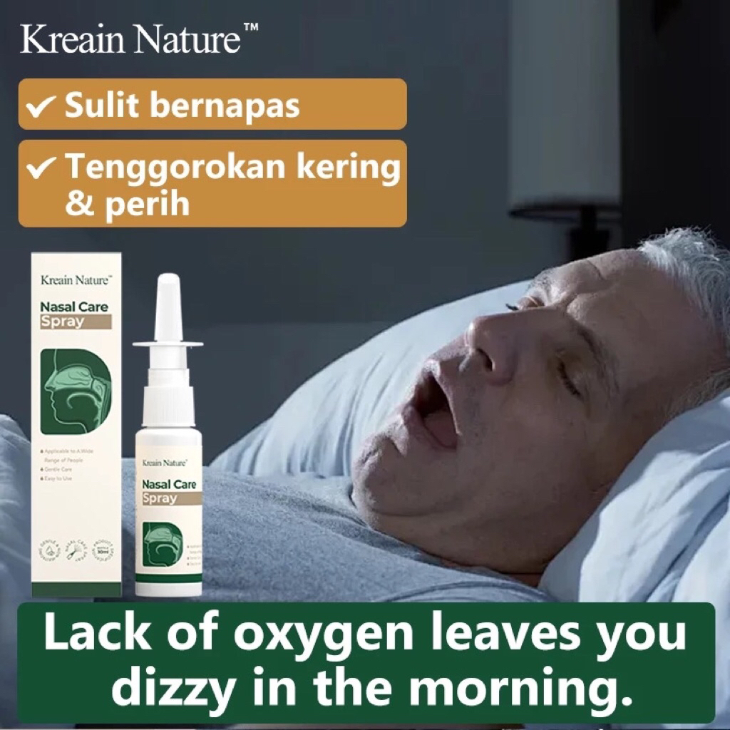 Nasal care spray kreain nature original untuk permasalahan hidung exp 2027