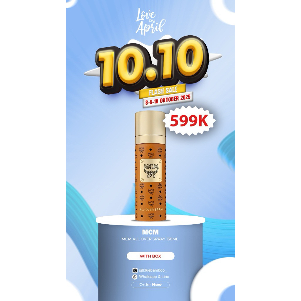 MCM Unisex Perfume All Over Spray 150ml
