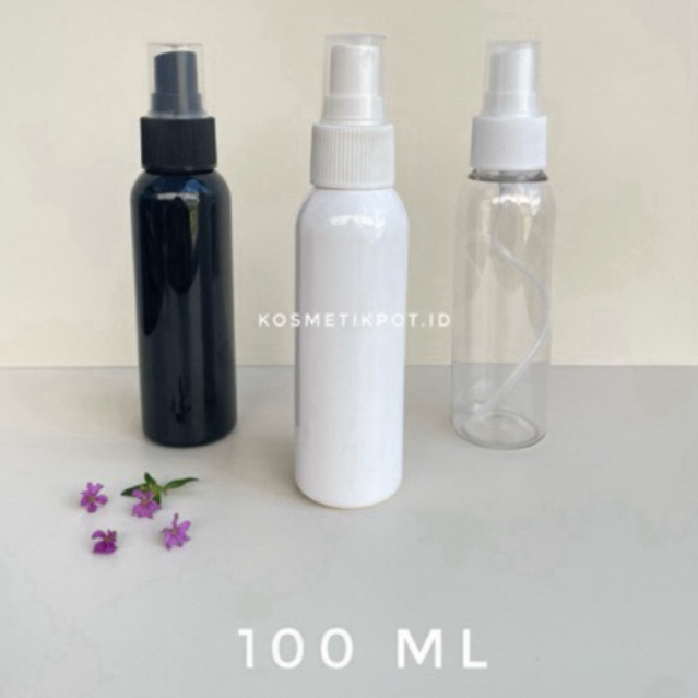 BOTOL 100 ML TUTUP SPRAY | BOTOL PLASTIK 100 ML | BOTOL PARFUM 100 ml