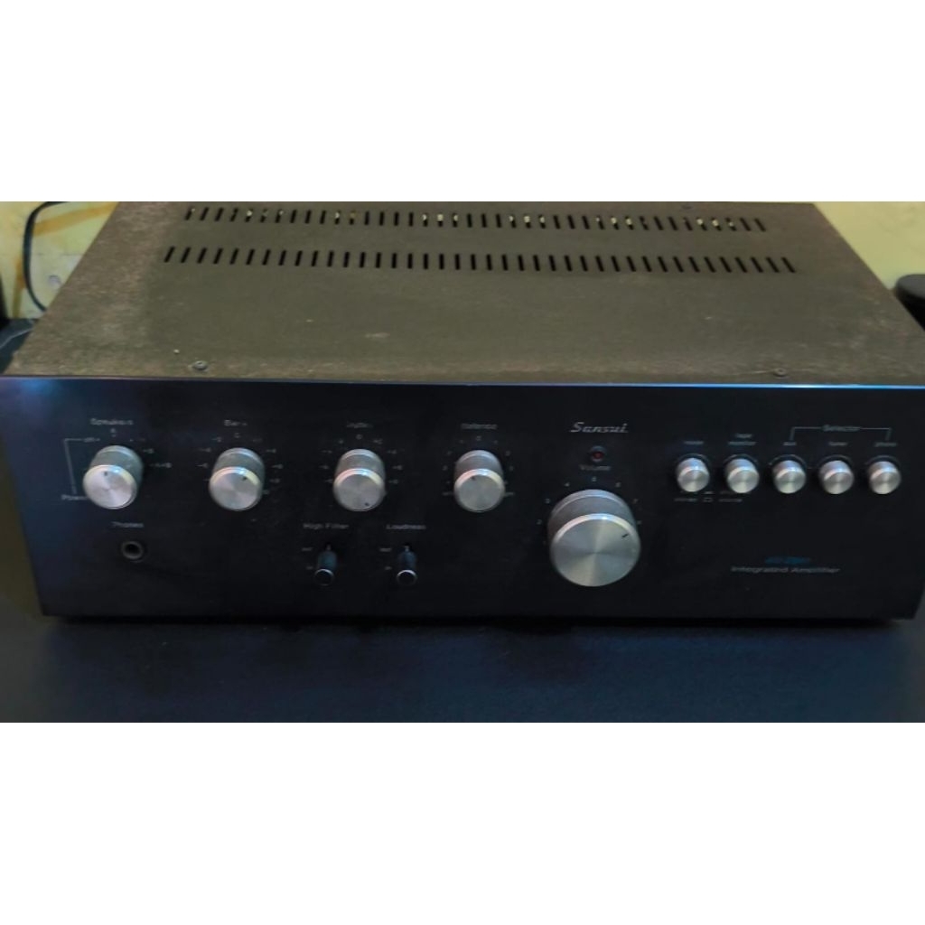 Amplifier SANSUI AU 2900 Stereo Vintage ngeBazz Bulat khas Sansui