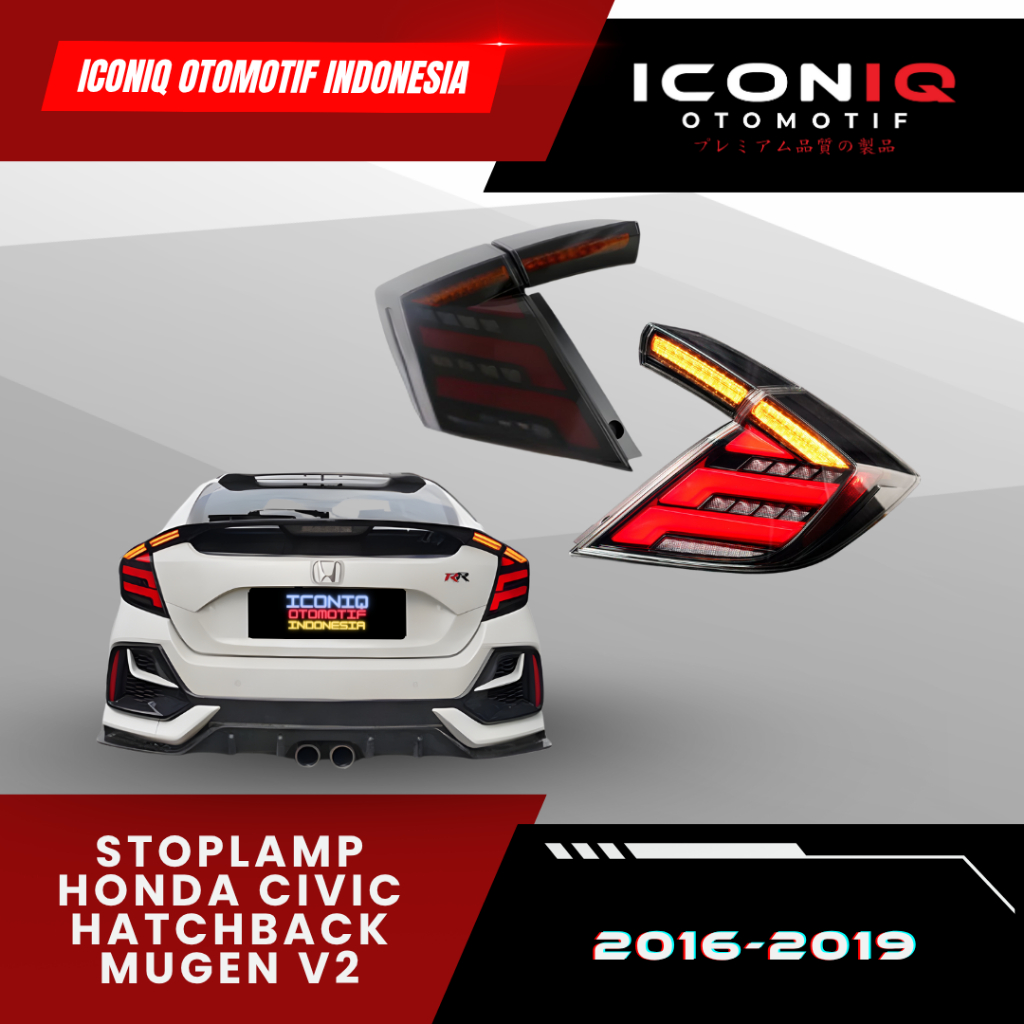 STOPLAMP HONDA CIVIC HATCHBACK MUGEN VERSION 2