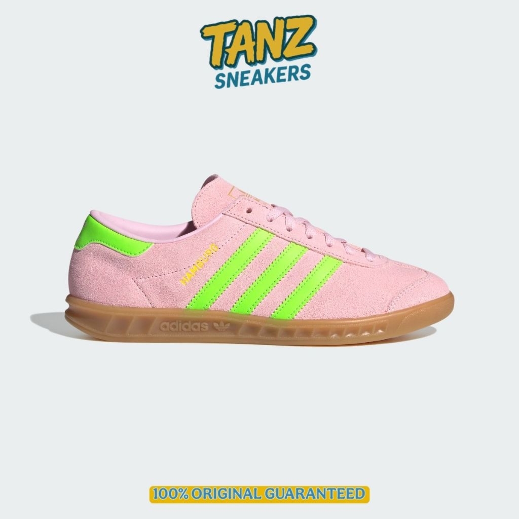 SEPATU CASUAL WANITA ADIDAS HAMBURG CLEAR PINK JS0638 ORIGINAL 100% RESMI
