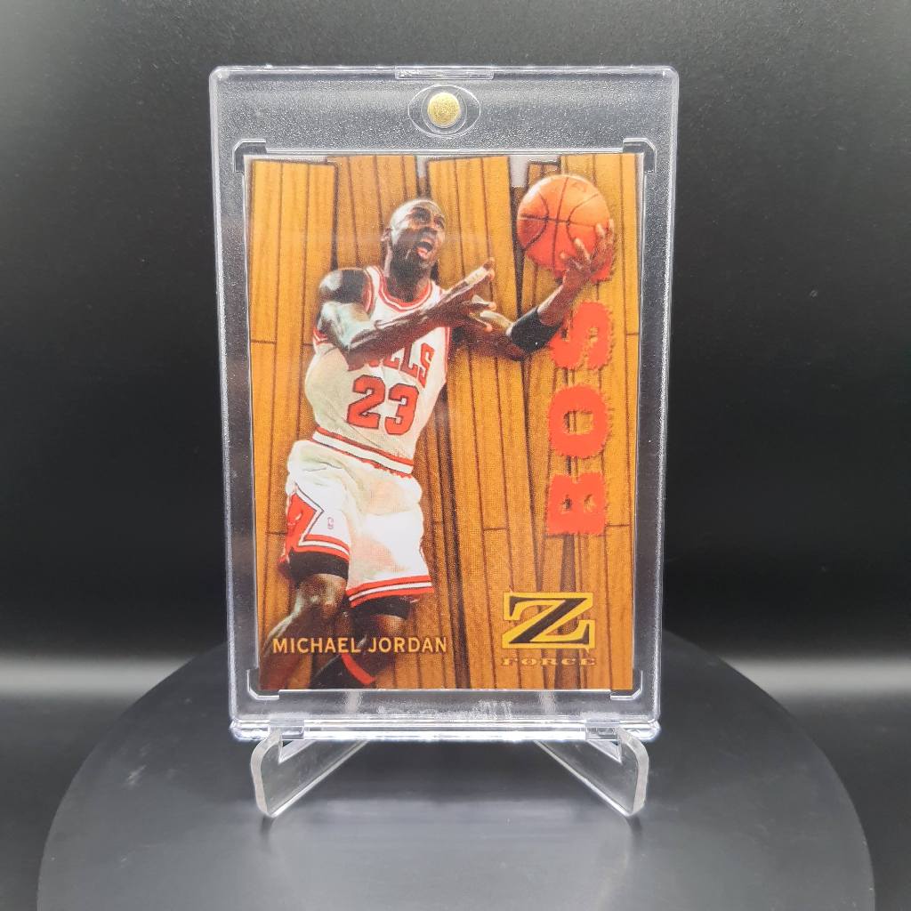 380. Kartu Basket - Custom Card 1997 Skybox Z-Force Boss #10 Michael Jordan