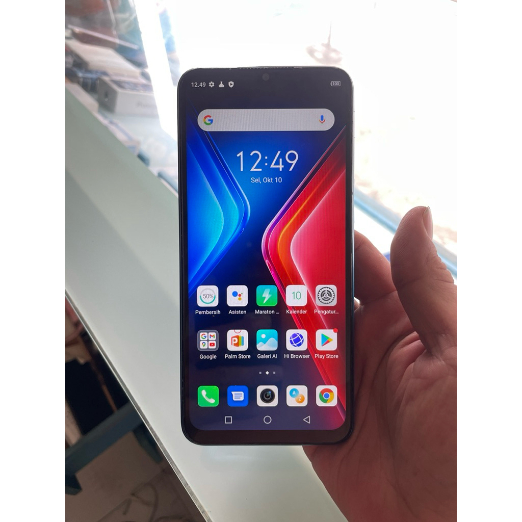 Infinix Hot 11 4G 4/64GB Second Ex Resmi Original Normal Pemakaian