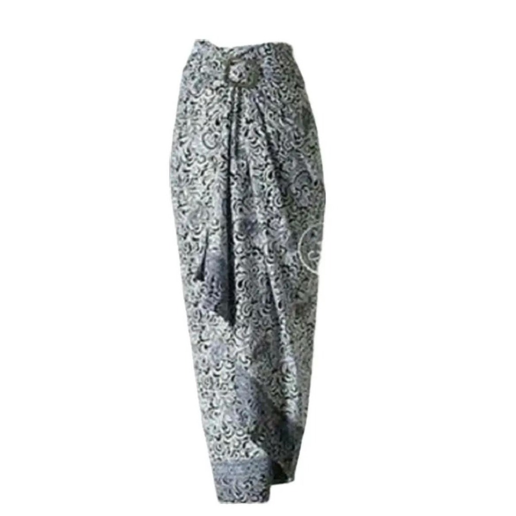Rok Batik Wanita Bawahan Kebaya Model Kain Lilit Bahan Semi Sutra Silky Motif 022