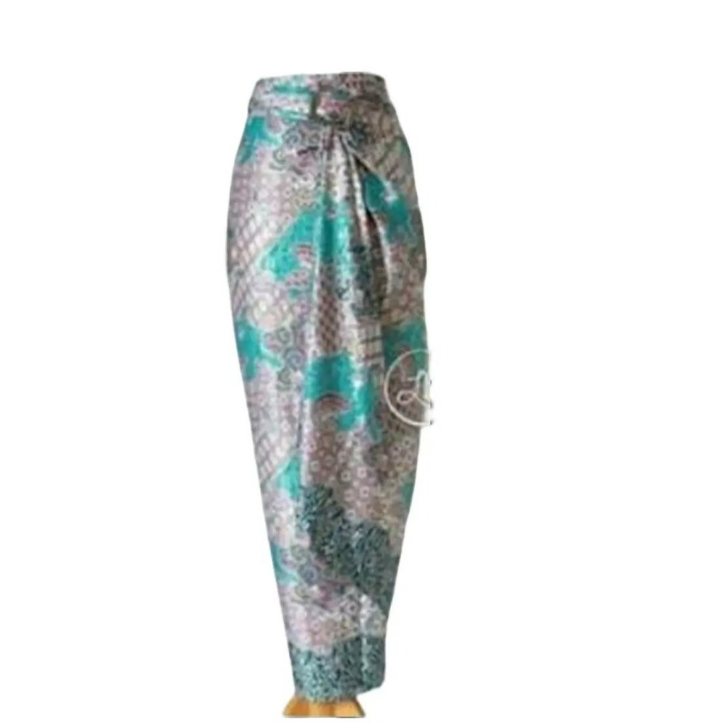 Rok Batik Wanita Bawahan Kebaya Model Kain Lilit Bahan Semi Sutra Silky Motif 023