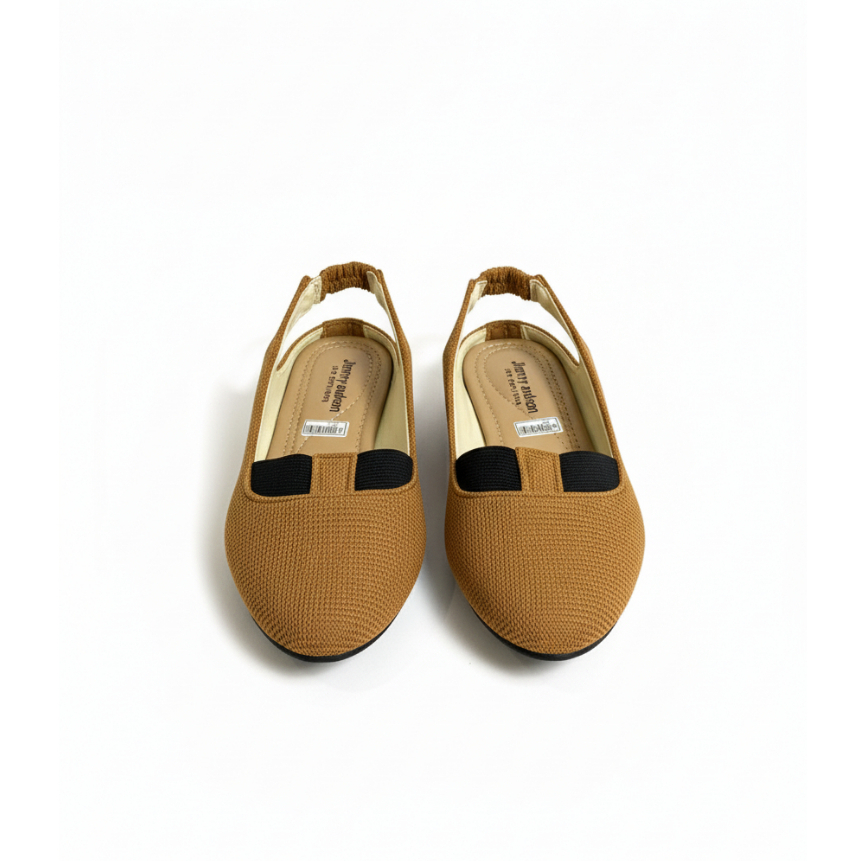 Sepatu Flatshoes Tali Karet Wanita Hak Datar Karet Antislip