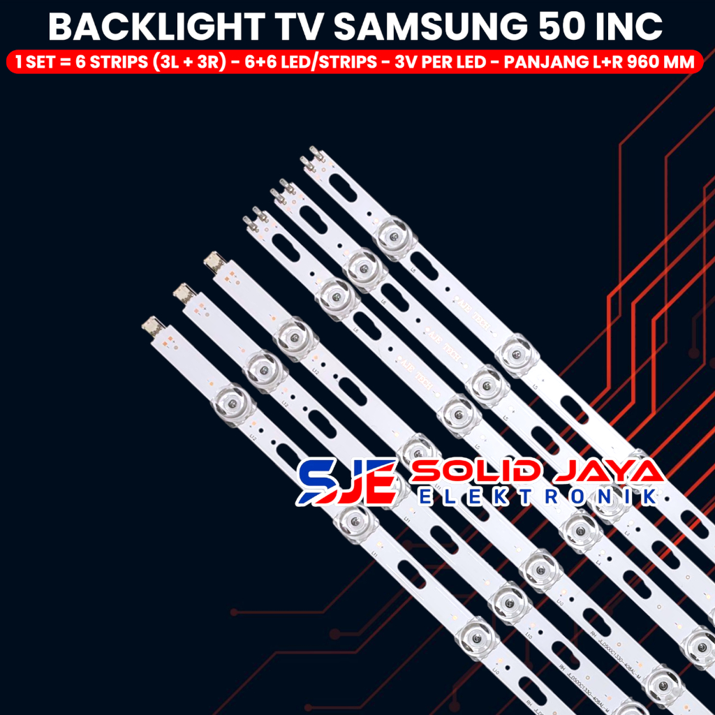 Terbaru Backlight Tv Samsung 50 Inch Ua50Tu7000 Ua50Au7000 Ua50Cu7000K Ua50Tu8000 Ua50Tu8500