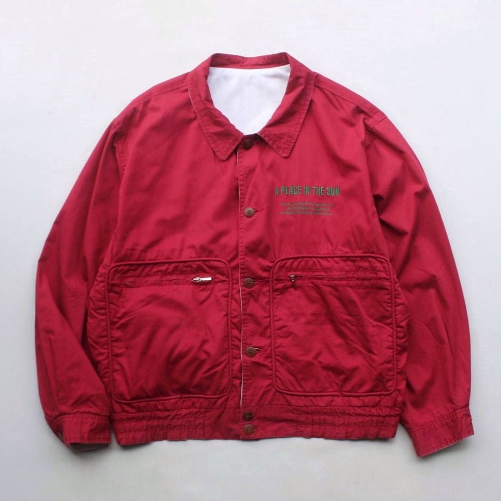 Vintage Embroidery Reversible Jacket