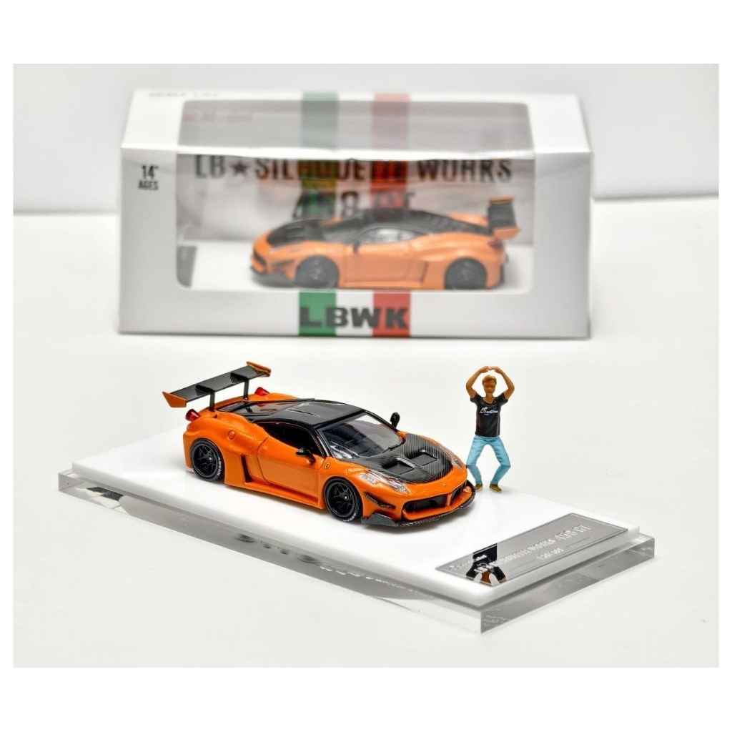 star model ferrari 458 LBWK with figure limited edition