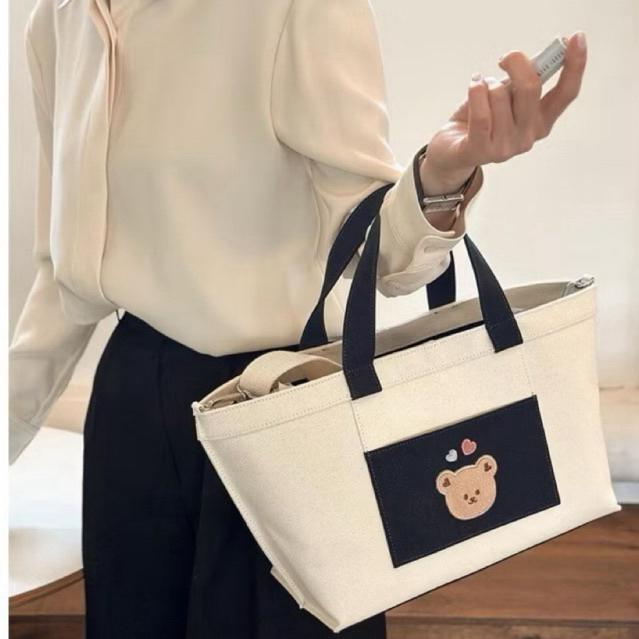 Medium Handbag Bear / Tas Bear Lucu / Tas Popok Multifungsi