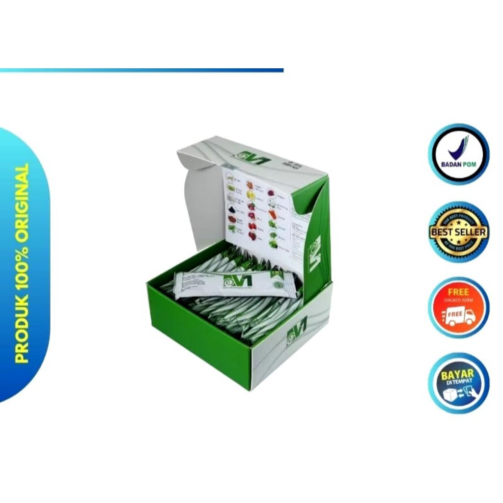 EXP 2027 Natural Bio V1 Nasa / Minuman Detok Tubuh / Pelancar BAB / V1 NASA