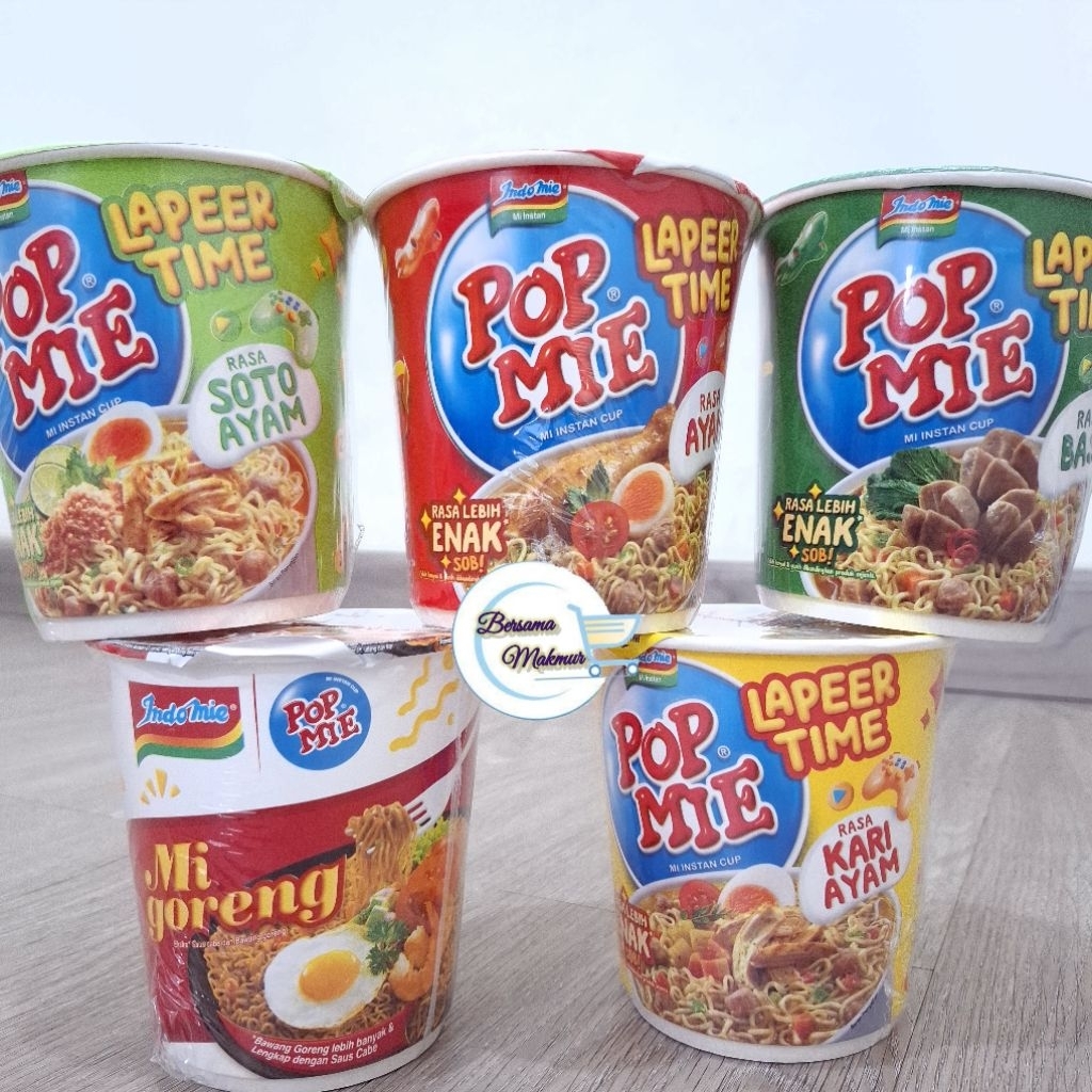 POP MIE 77g besar lapeertime / popmie snektime popmi kecil