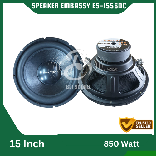 SUBWOOFER 15 INCH DOUBLE COIL DOUBLE MAGNET EMBASSY ES-1556DC