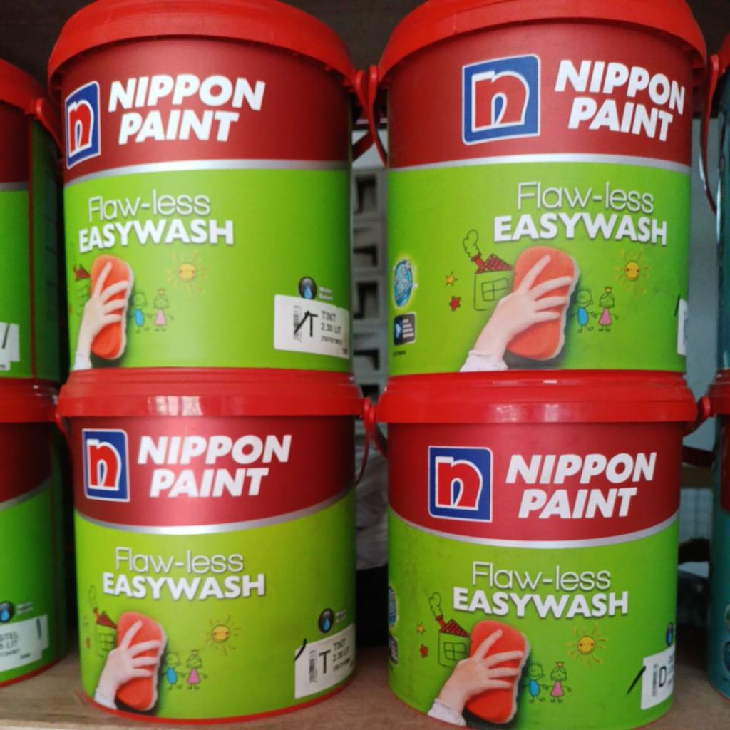 nippon paint easy wash snow white (20ltr)