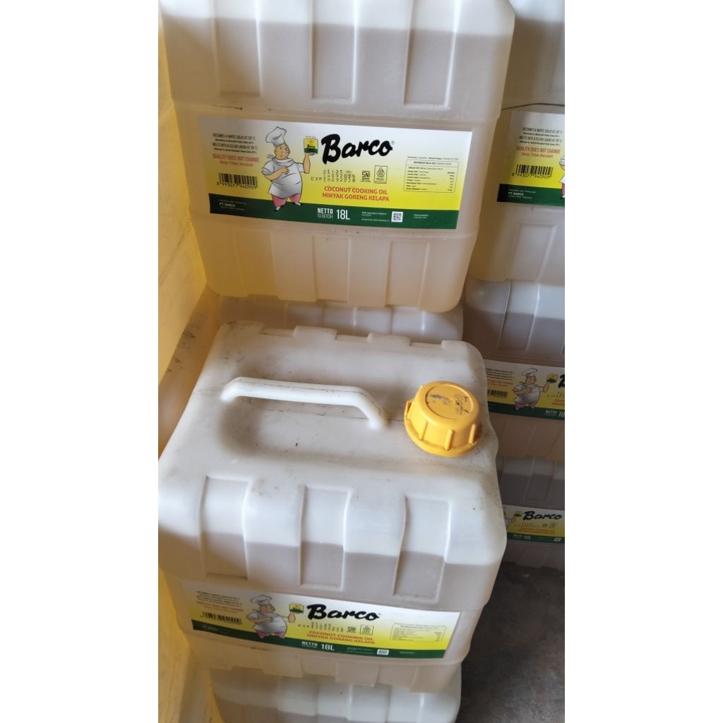Minyak  goreng Barco 18 liter/jerigen