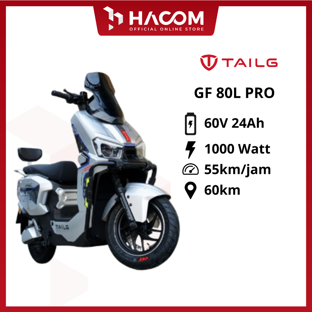 Sepeda Listrik Tailg GF 80L Pro Garansi Resmi Tailg 1 Tahun