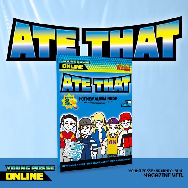 YOUNG POSSE - 3rd EP Album [ATE THAT] (Magazine Ver.)