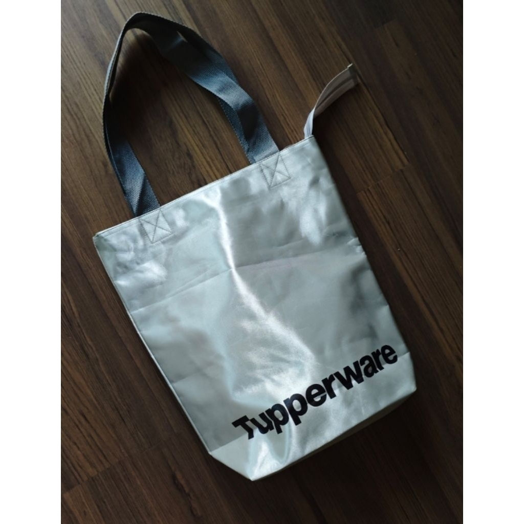 tas belanja silver tupperware tas belanja original tupperware