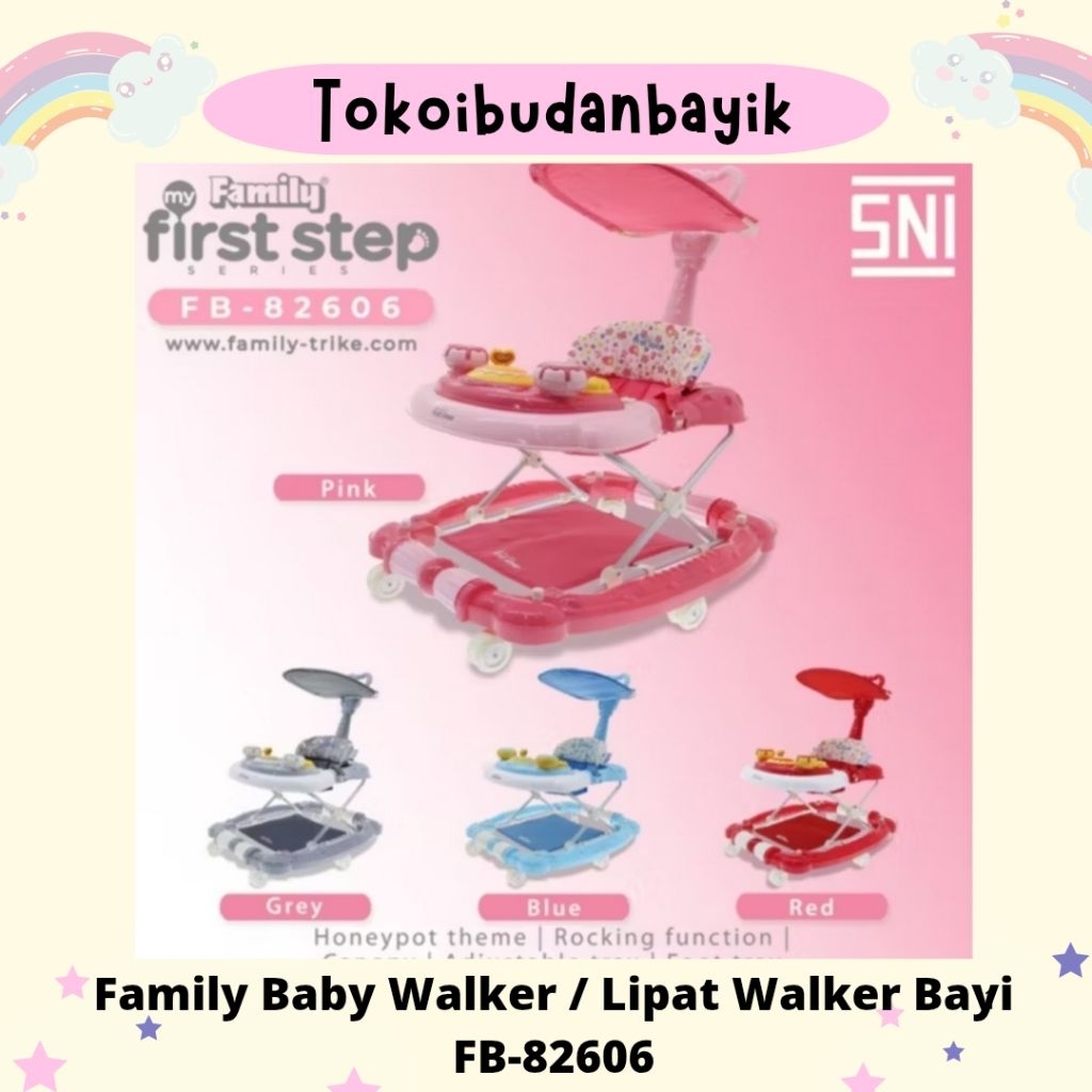 Family Baby Walker / Lipat Walker Bayi
FB-82606