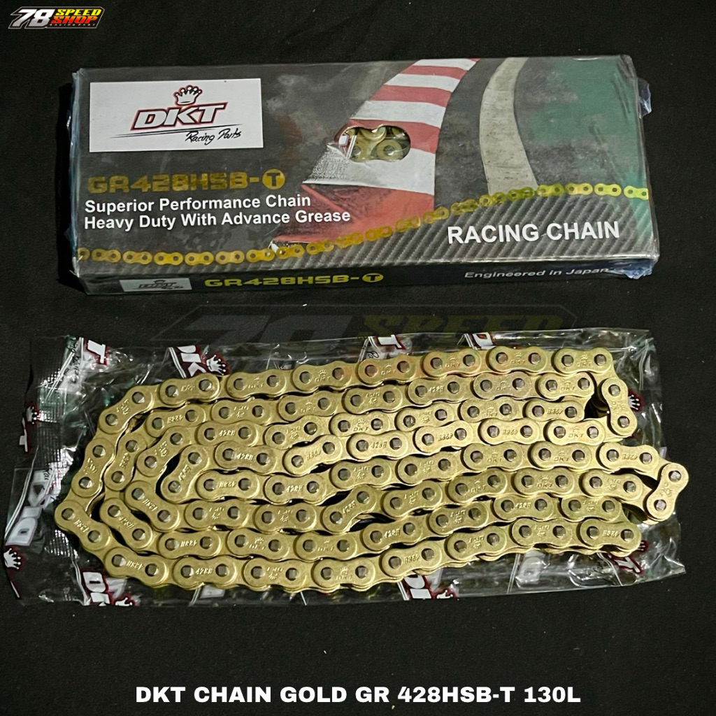 RANTAI RANTE DKT GOLD 428HSBT 130L RANTE DKT THAILAN RANTE SUPRA VIXION REVO UNIVERSAL BEBEK SPORT R