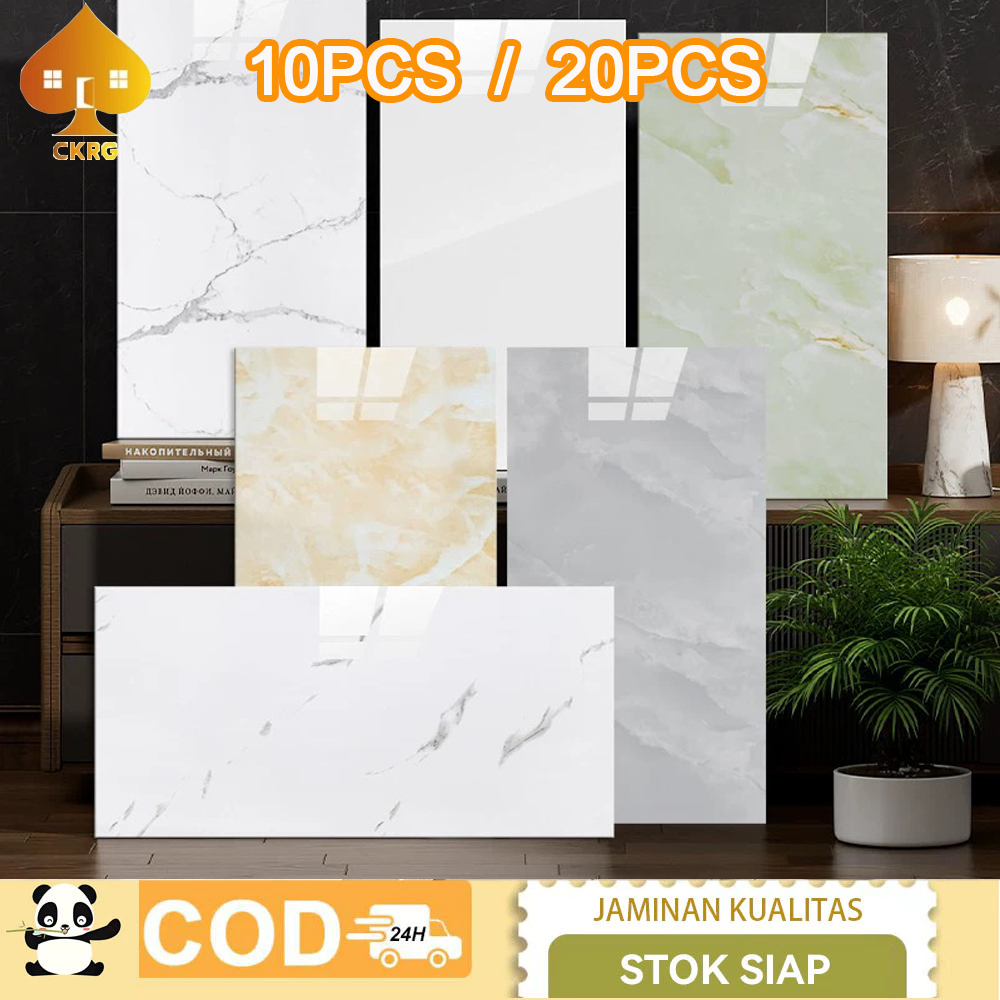CKRG-Wallpaper VINYL Marble / Lantai Vinyl Keramik Marbel Granit / Stiker Wallpaper Dinding 60 x 30 