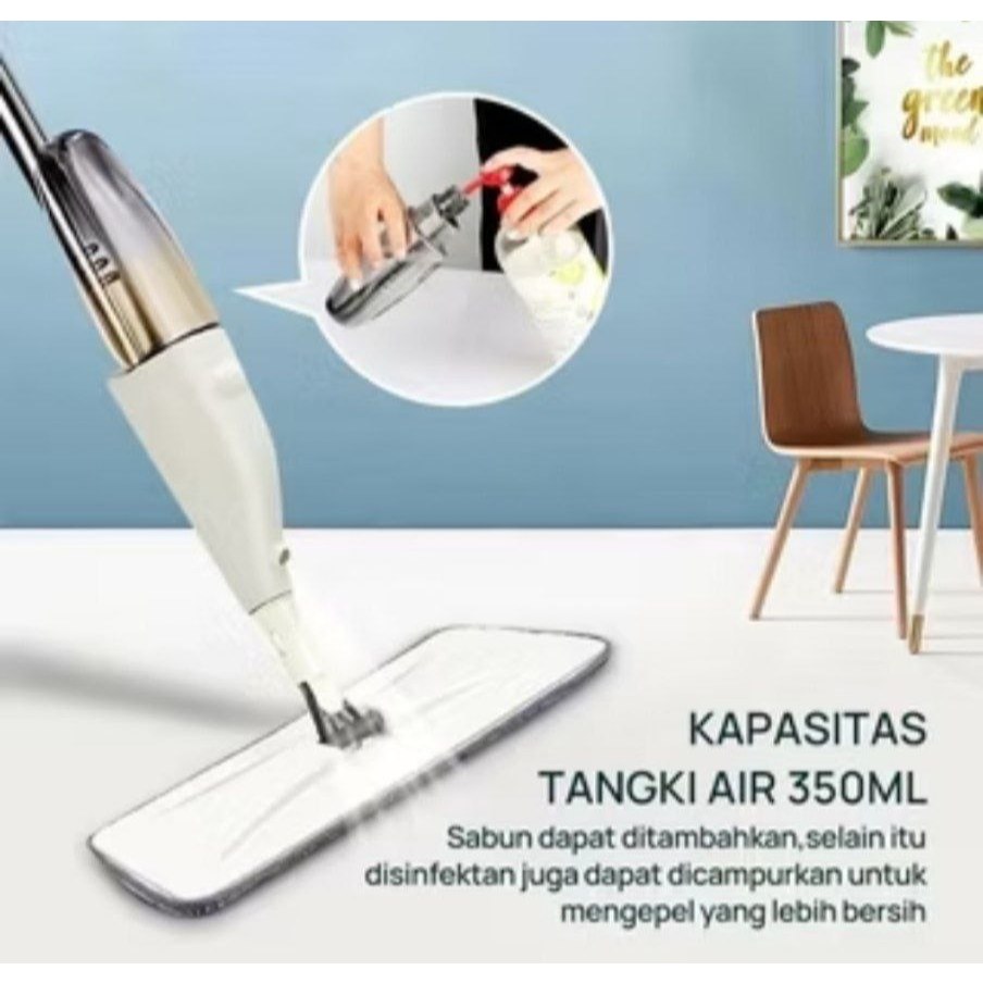 Alat Pel Lantai Semprot - WATER SPRAY MOP Pel Semprot Otomatis Pel semprot