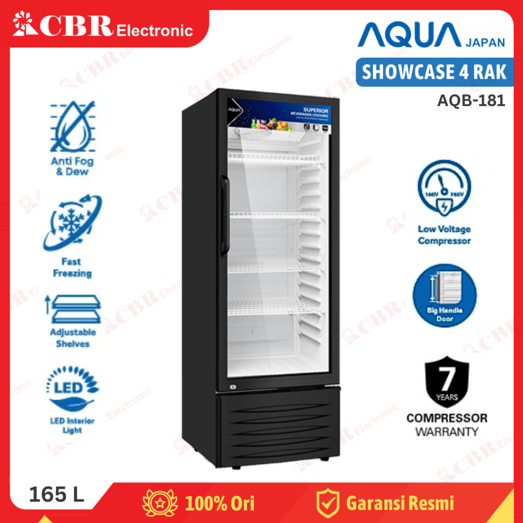 Showcase Display Cooler AQUA 3 Rak AQB-181