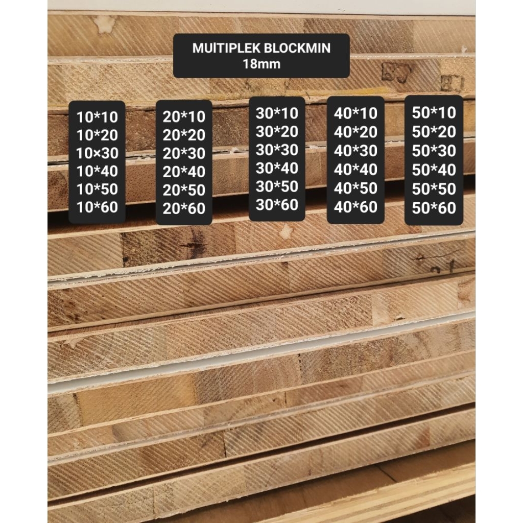 multiplek blockmin 18mm
