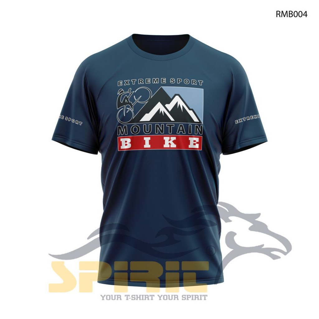 Kaos Sepeda MTB Sepeda Gunung Cotton Combed 24s Lengan Pendek Sablon DTF Premium Nyaman Dipakai