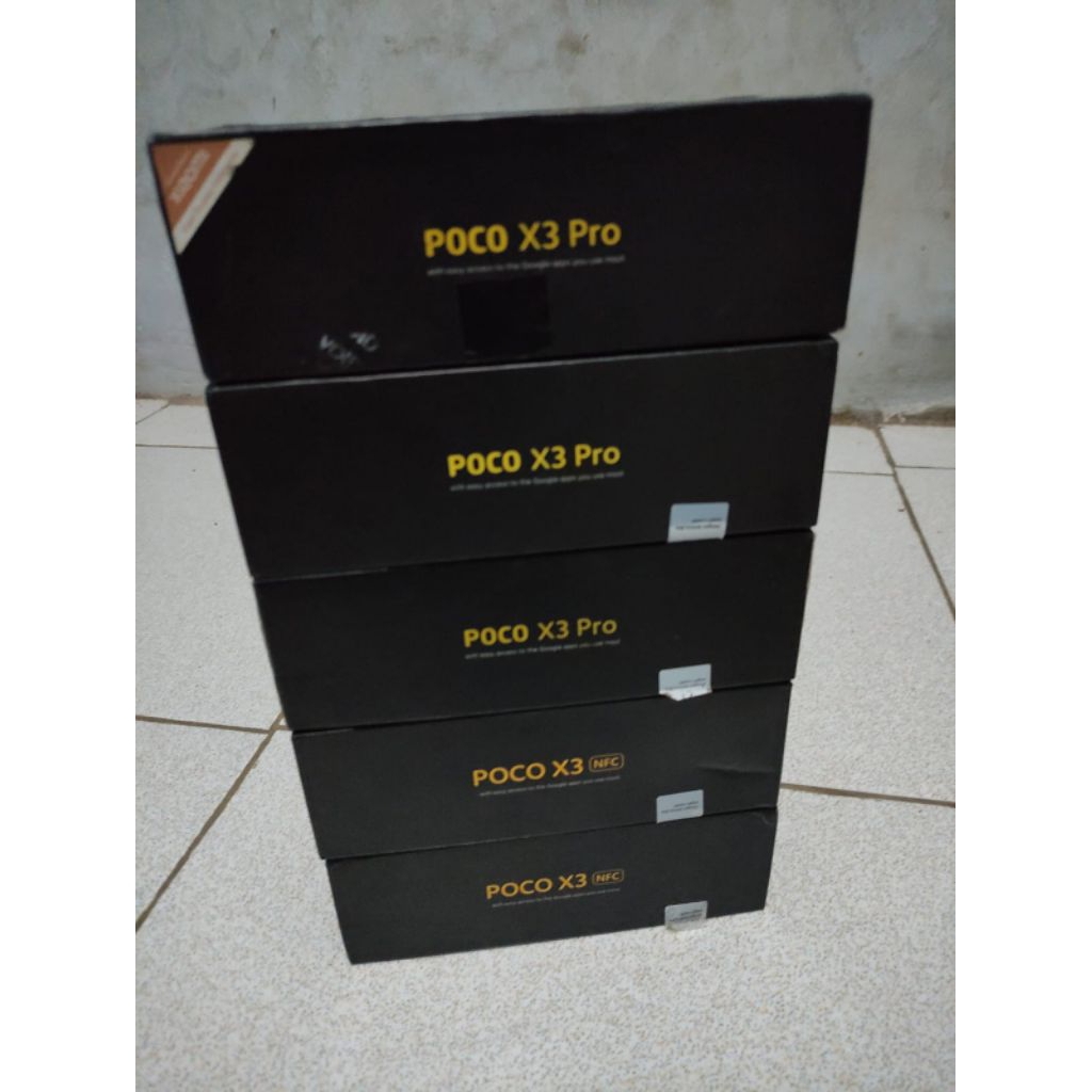 Dus Box ori copotan x3 Nfc & Pro bekas