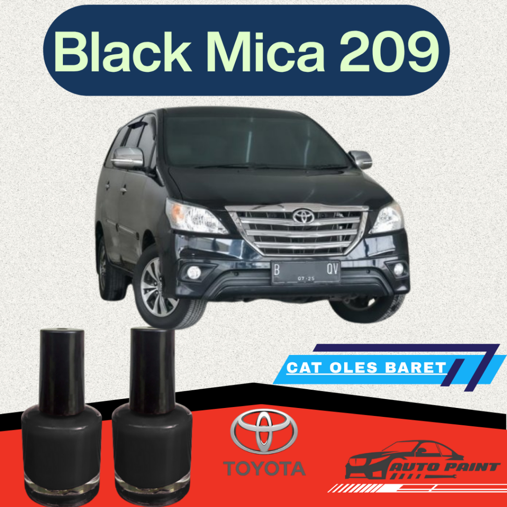 Cat Oles Penghilang Baret Black Mica 209 Toyota Innova,
