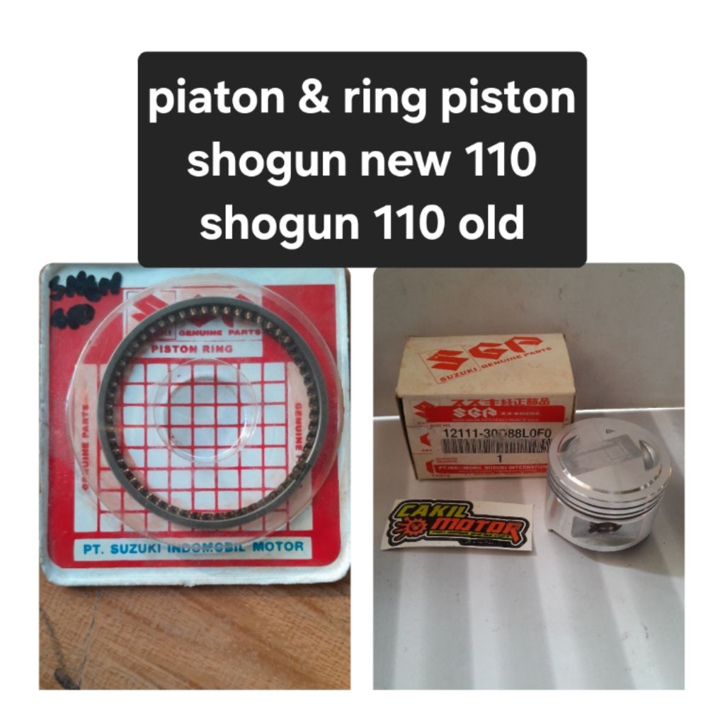 piston shogun 110 os NOL STD 50 asli original sgp shogun R new 110 shogun 110 old kebo ring piston