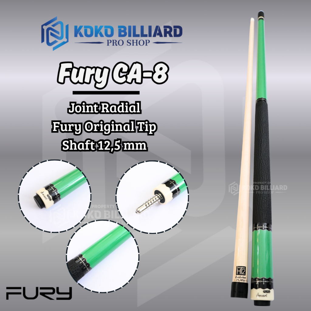 Fury CA Series - CA-8 - Stik Play Billiard