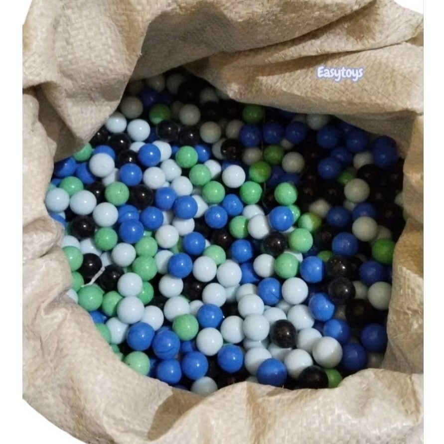 Mainan Anak Sentil Gundu/Kelereng/Kelereng Keramik 1kg isi ±180