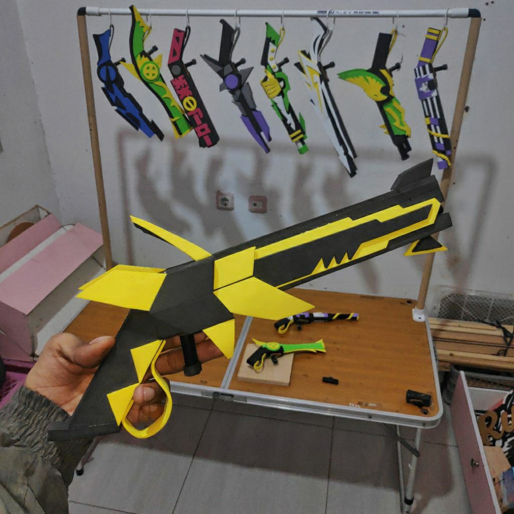 SG Kuning , SG Golden Glare , SG M1887 , Senjata FF , Senjata Free Fire , Free Fire , SG Emas , SG L