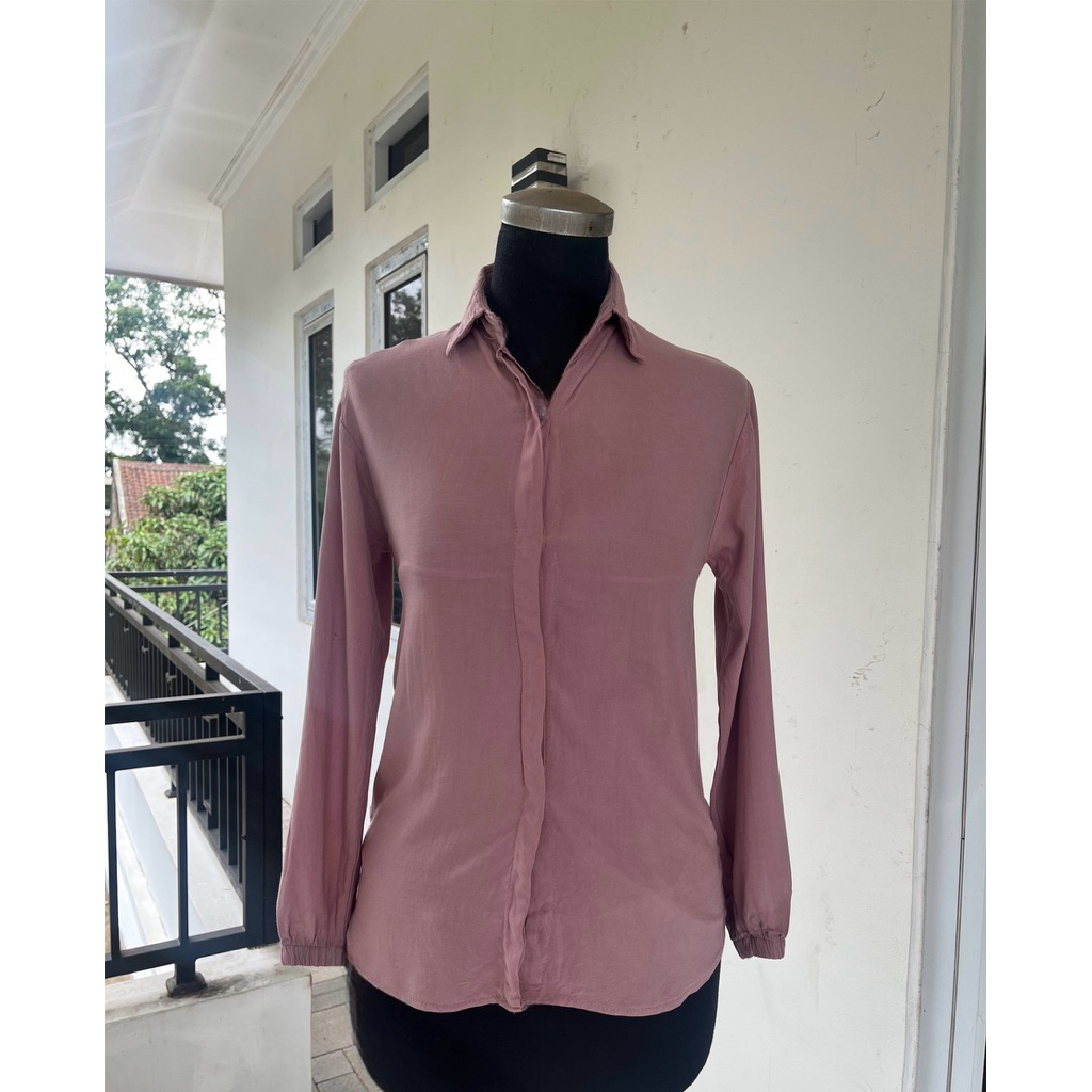 KEMEJA/BAJU/BLOUSE LILAC WANITA