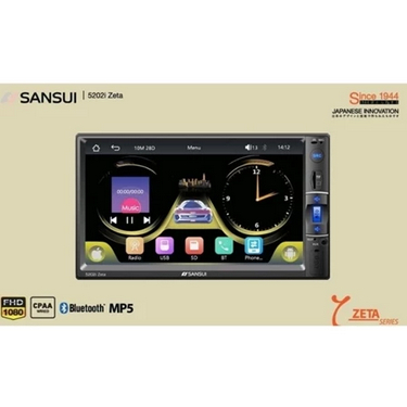 Terbaru Dekless 7in SANSUI Apple carplay Head Unit Double Din Deckless MP5 Sansui Car Play Android A