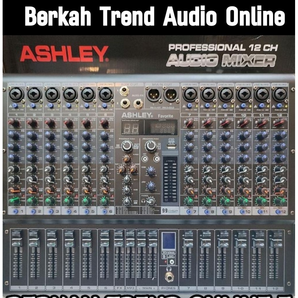 Mixer Audio Ashley FAVORIT 12 Channel
