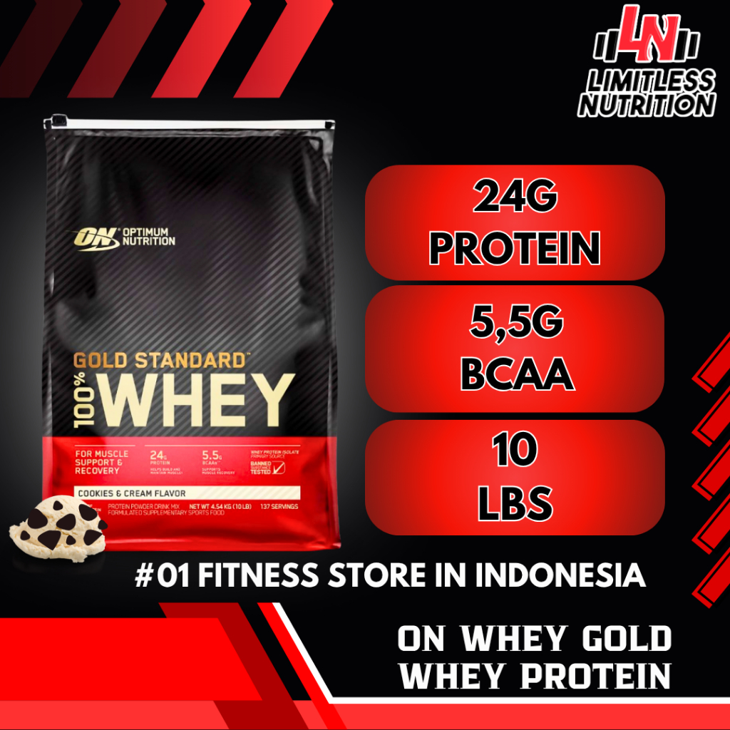ON Whey Gold 100% Whey Gold Protein 10lbs - Whey Protein 10 lbs Susu Protein Import