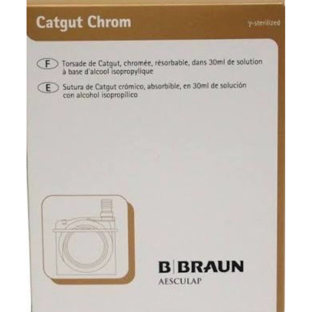 Benang Catgut Chrome B Braun 2/0