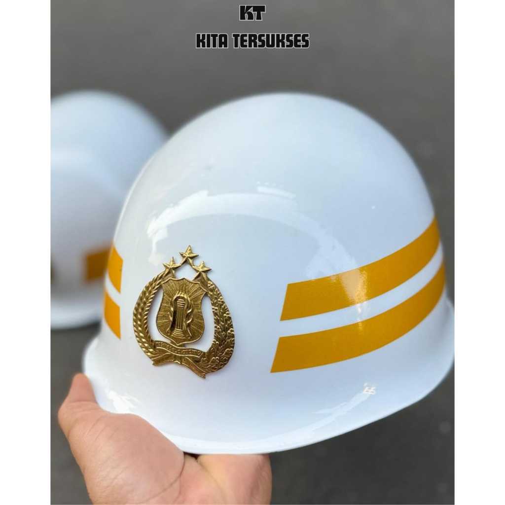 Helm Polisi Logo Lis/Helm Panji Upacara Lis