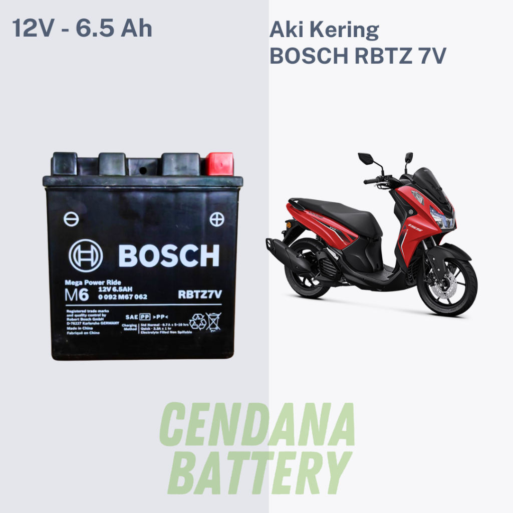 Bosch Aki Kering Motor Yamaha Lexi RBTZ-7V