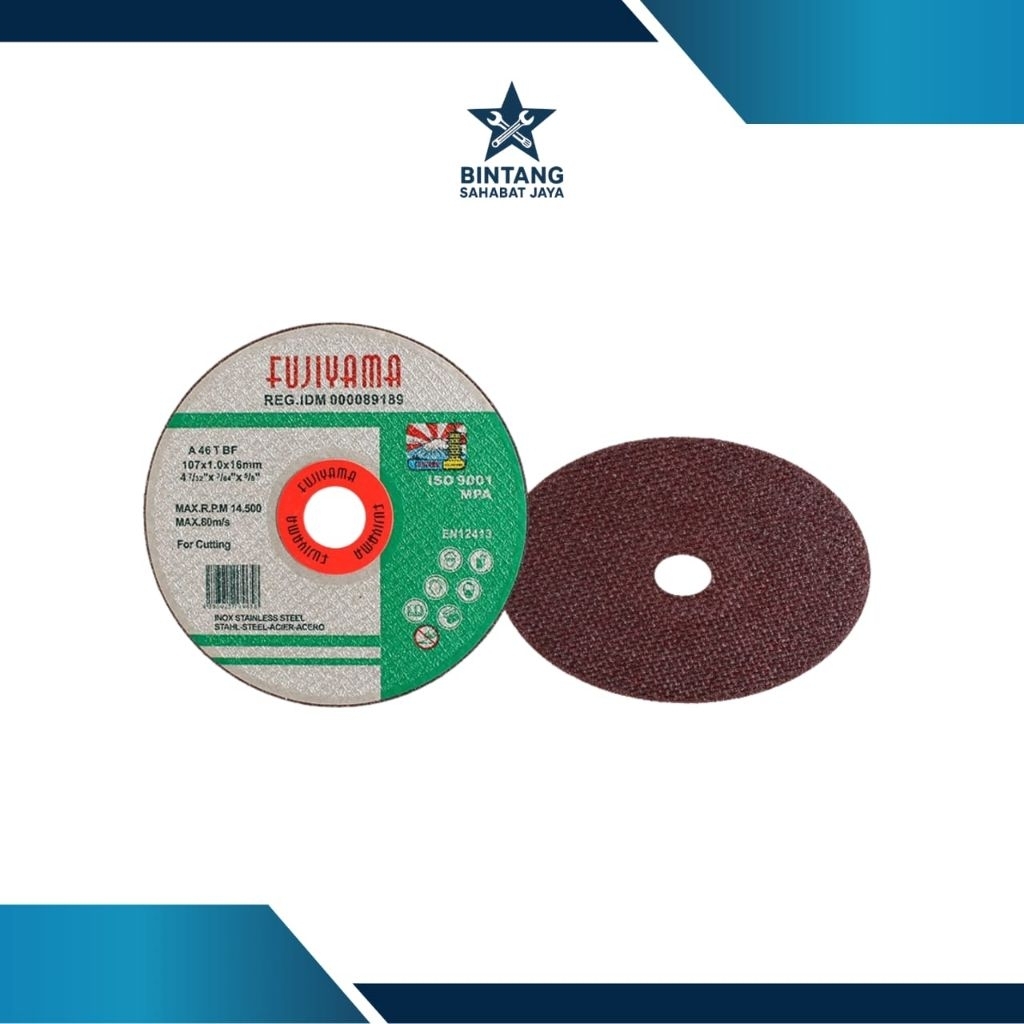 1 Kotak Mata Gerinda Potong Besi isi 25pcs Fujiyama