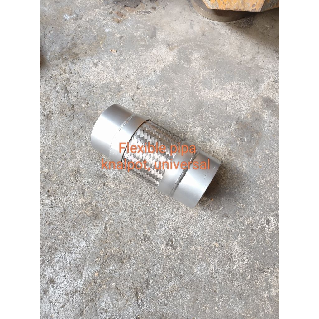 Flexible knalpot 4 inch x 30cm pipa 5cm besi Jendset & Truck