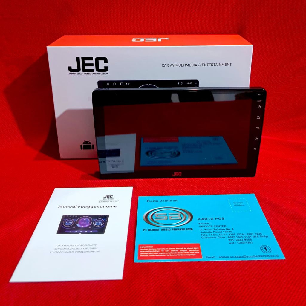 Android Jec Ram 4+64 GB - head Unit Android Jec 9 inch