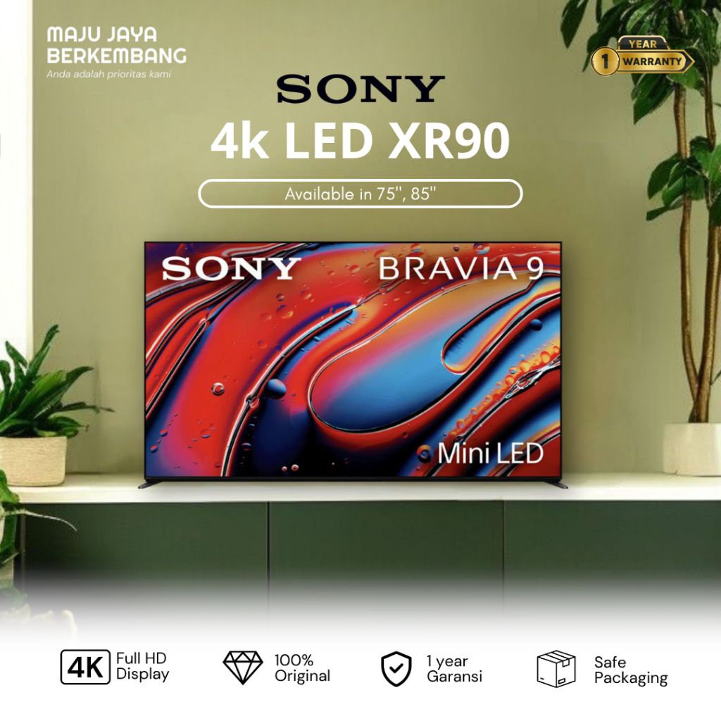 SONY 75XR90 / K-75XR90 4K Google Tv 75 inch MINI LED xr90